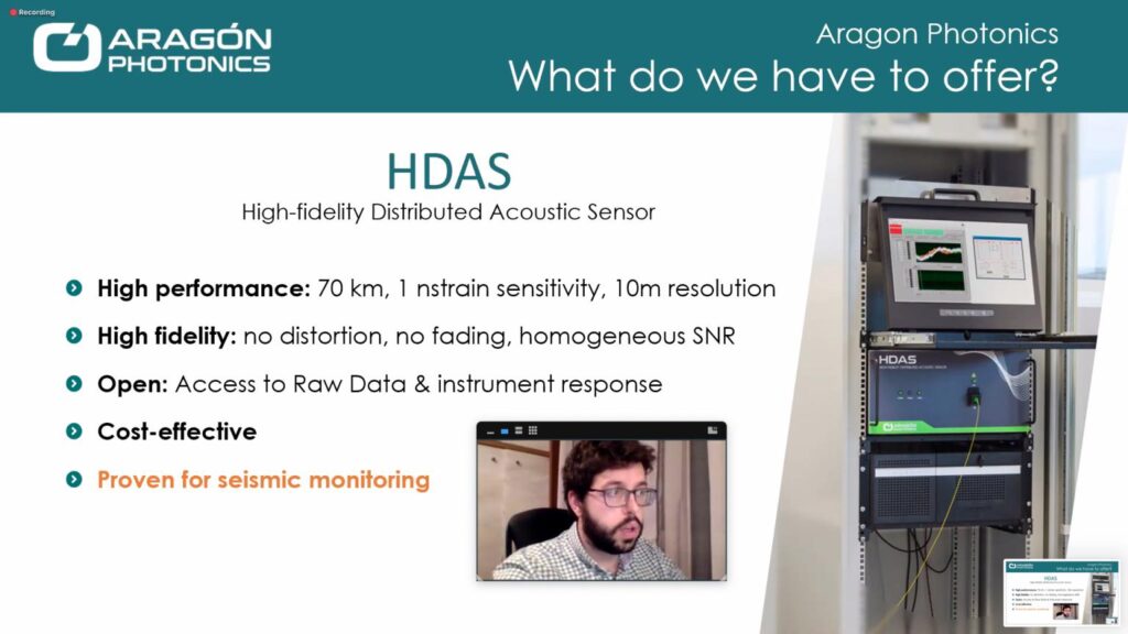 Aragón Potonics HDAS present at the AGU Fall Meeting 2020