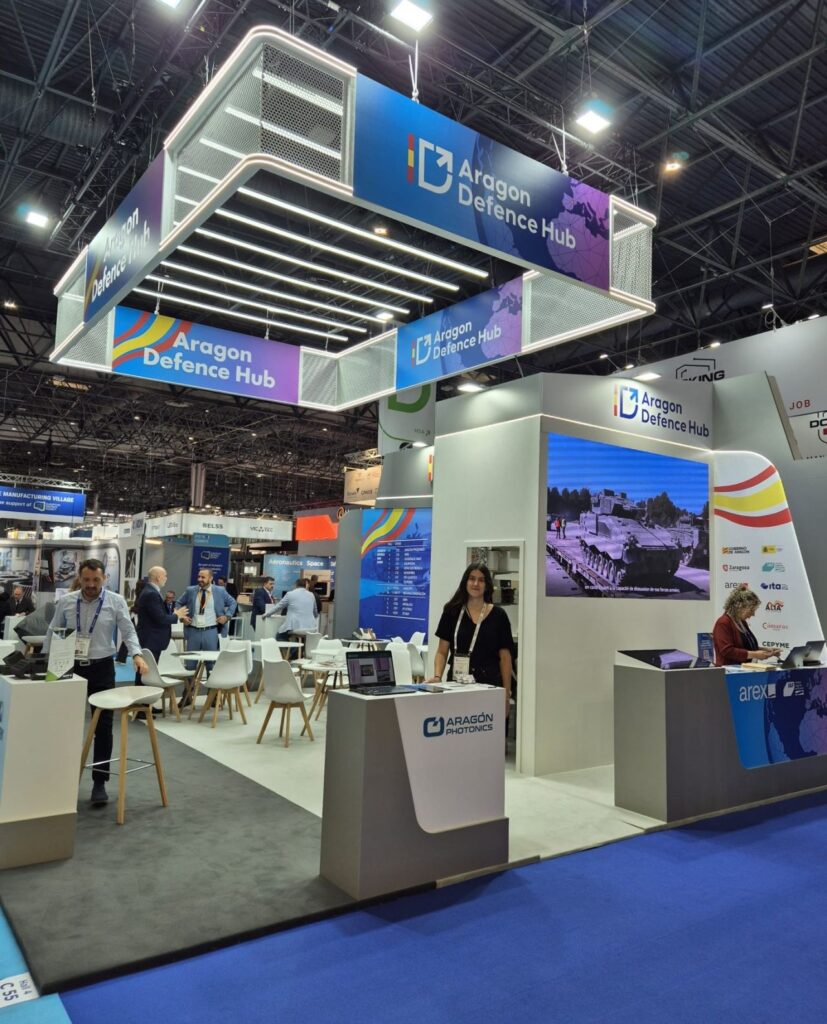 Aragón Potonics Aragon Photonics concluye con éxito su participación en Eurosatory 2026 en el estand agrupado de Aragón Defense Hub